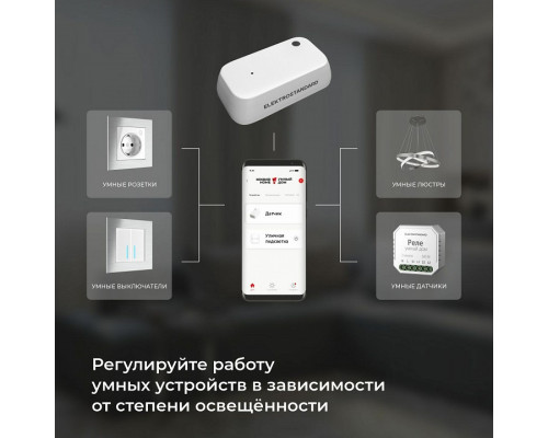 Датчик движения и освещенности Elektrostandard  a060337