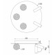 Потолочная люстра iLedex Telescope D4774-40 SWH