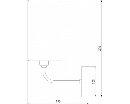 Бра Eurosvet Purezza 60128/1 хром