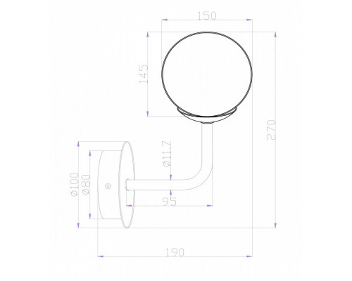 Бра Maytoni Erich MOD221-WL-01-N