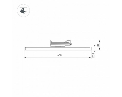 Светильник на штанге Arlight TUBE 036295