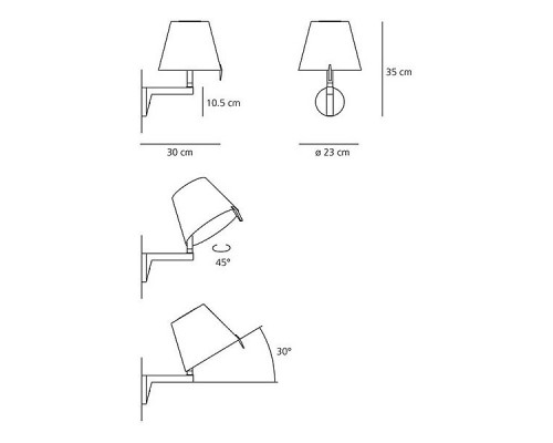 Бра Artemide  0721020A