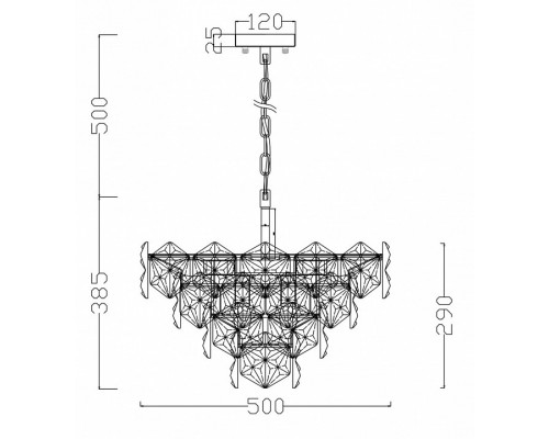 Подвесной светильник Freya Molly FR1004PL-09CH