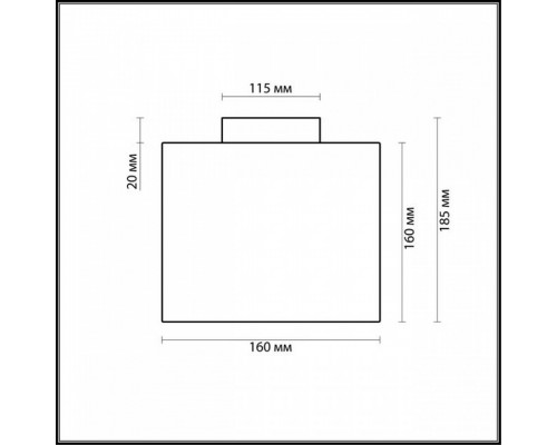 Накладной светильник Odeon Light Cross 2407/1C