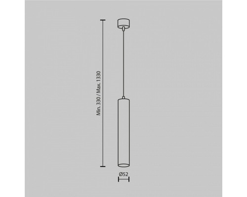 Подвесной светильник Maytoni Focus LED P072PL-L12W3K-1