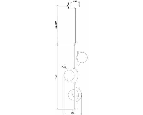 Подвесная люстра Freya Sepia FR5391PL-03CFL