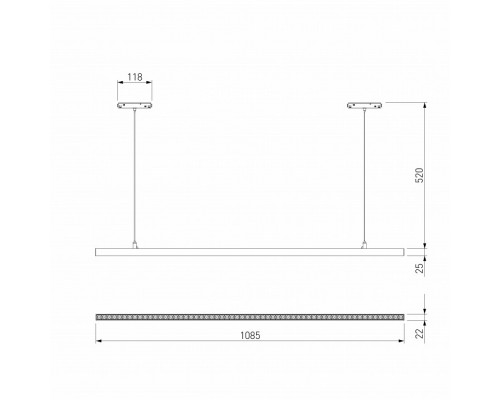 Подвесной светильник Elektrostandard Slim Magnetic a064806