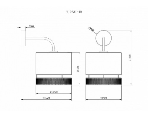 Бра Moderli Gela V10631-1W