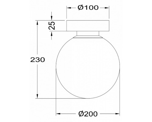 Накладной светильник Maytoni Basic form MOD321WL-01G3