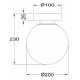 Накладной светильник Maytoni Basic form MOD321WL-01G3