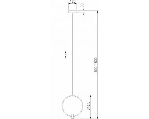 Подвесной светильник Eurosvet Layla 50257/1 LED черный