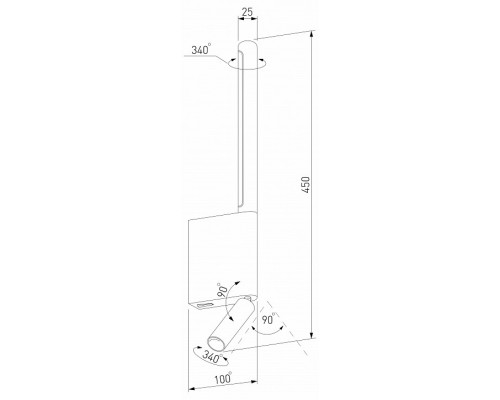 Бра с подсветкой Elektrostandard Sarca a066402