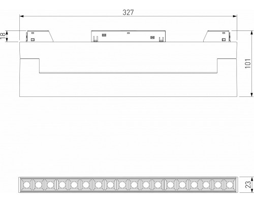 Накладной светильник Elektrostandard Slim Magnetic a066588