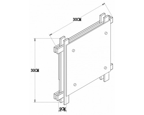 Накладной светильник Arte Lamp Archimede A6462PL-2CK