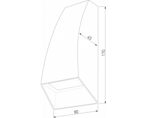 Накладной светильник Elektrostandard Forw a057011