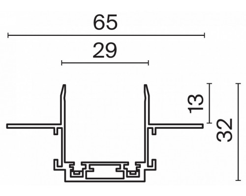 Трек встраиваемый Maytoni Busbar trunkings Radity TRA084MP-12W