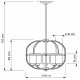 Люстра на штанге LUMINA DECO Monterey LDP 1141-5 BK+MD