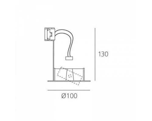 Встраиваемый светильник Artemide  M042500