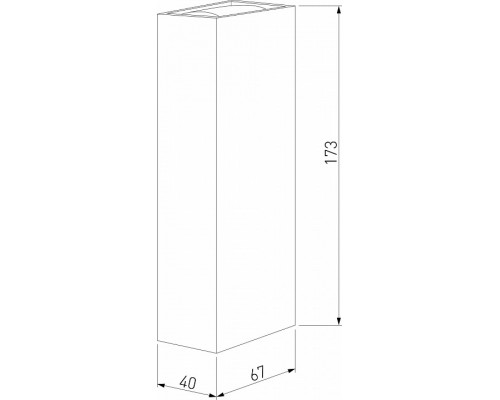 Накладной светильник Elektrostandard Blaze a057050