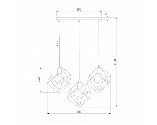 Подвесной светильник TK Lighting Alambre 190 Alambre