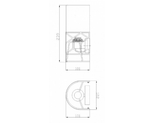 Накладной светильник Maytoni Messina H223-WL-01-G