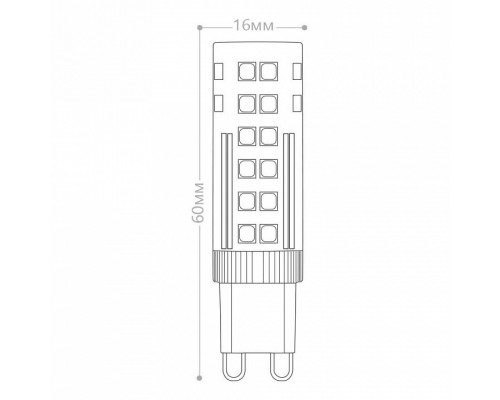 Лампа светодиодная Feron LB-433 G9 7Вт 2700K 25766