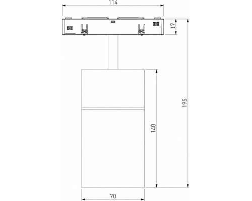 Светильник на штанге Elektrostandard Slim Magnetic a066518