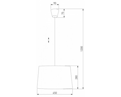 Подвесной светильник TK Lighting Maja 1885 Maja Black