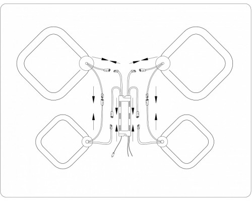 Потолочная люстра Ambrella Light FA FA3822