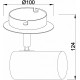 Накладной светильник Deko-Light Indi 348085