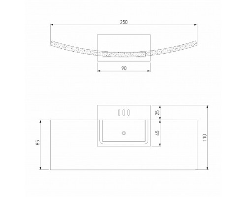 Накладной светильник Eurosvet Share 40152/1 LED белый