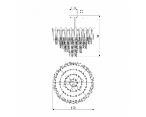 Светильник на штанге Bogate's Coda 328/9 Strotskis