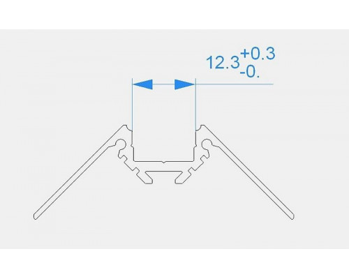 Профиль накладной Deko-Light AV-02-10 970450