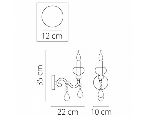 Бра Osgona Montare 787612