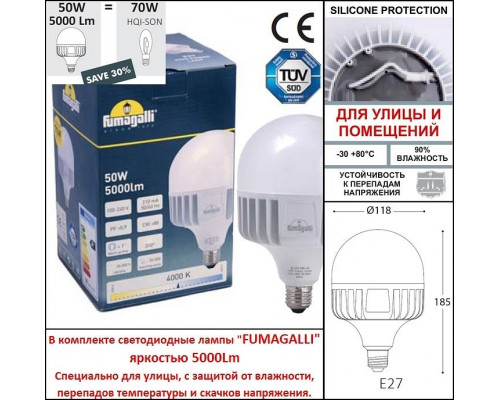 Светильник на штанге Fumagalli Vivi V50.115.000.LXH27