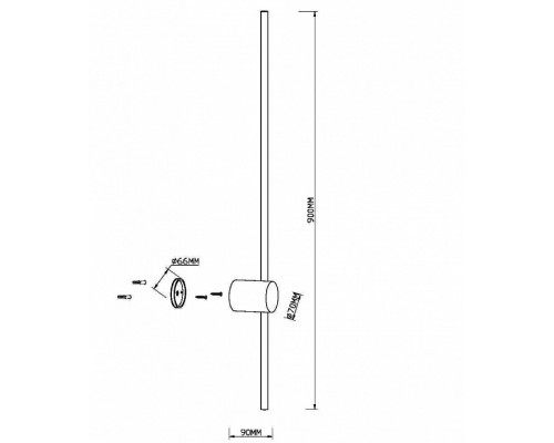 Бра Maytoni Light stick MOD237WL-L11B3K