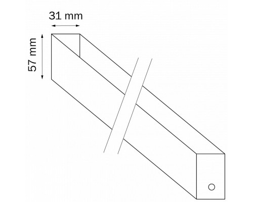 Трек накладной Lightstar Teta 505036