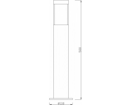 Наземный низкий светильник Deko-Light Porrima II 733012