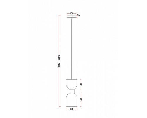 Подвесной светильник Freya Savia FR5203PL-01CH