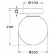 Накладной светильник Maytoni Basic form MOD321WL-01W1