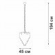 Подвесная люстра Vitaluce V58560 V58560-8/10