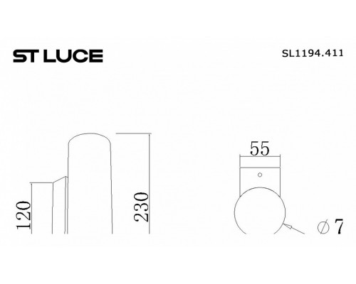 Накладной светильник ST-Luce Earthy SL1194.411.01