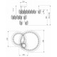 Подвесной светильник Bogate's Farfalla 90374/3