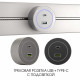 Розетка USB и type C на треке Arte Milano Am-track-sockets-39 399732TS/USB-Type-C Silver