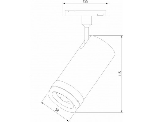 Светильник на штанге Elektrostandard Slim Magnetic a062818