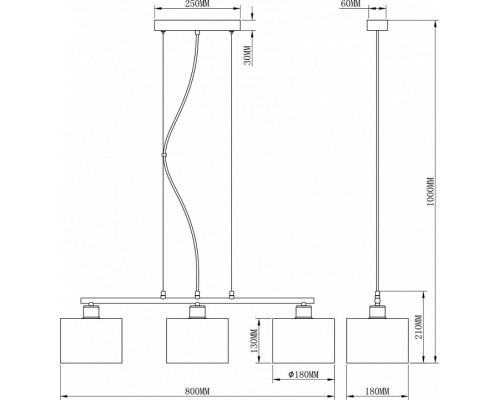 Подвесной светильник Moderli Room V2731-3P