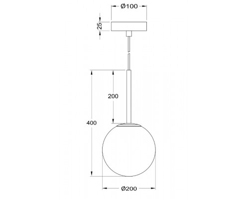 Подвесной светильник Maytoni Basic form MOD321PL-01G3