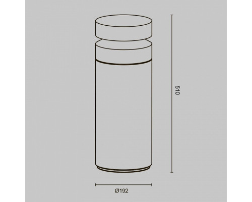 Наземный низкий светильник Maytoni Betone O469FL-L20CM3K