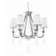 Подвесная люстра LUMINA DECO Milesia LDP 8926-6 WT+CHR