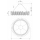 Подвесной светильник Bogate's Farfalla 90375/1